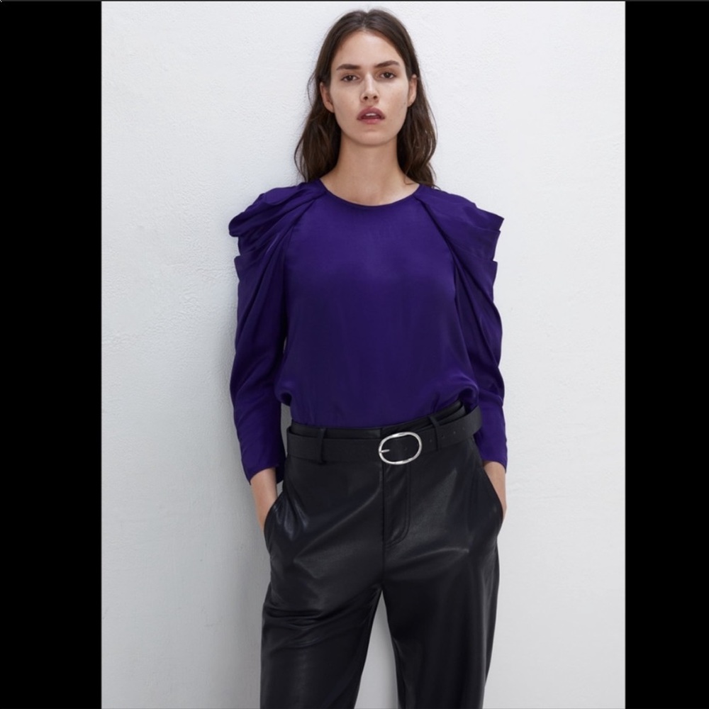 Zara satin blouse Ref3510/231 XS